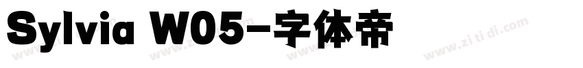 Sylvia W05字体转换